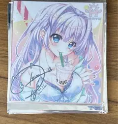 コミケ 翡翠亭 9-nine- 香坂春風 シークレット ミニ色紙 和泉つばす コミケ 翡翠亭 9-nine- 香坂春風 シークレット ミニ色紙 和泉つ