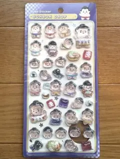 正規品　ボンボンドロップシール 和柄　お相撲