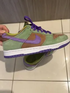 NIKE Dunk Low DA1469-200 グリーン×パープル