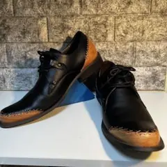 【個性派】サラバンド SARABANDE 本革 レザーシューズ 26.5cm