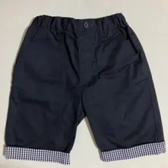 【美品】コムサイズム ハーフパンツ 100 男の子 濃紺 フォーマル お出かけ