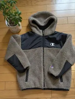 Champion ジャケット　 ベージュ/ブラック130cm