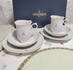 マイセン オタフク100周年記念 お皿2枚セット箱付き 新品未使用品