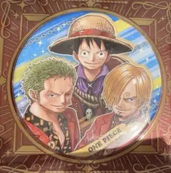 ワンピース BIG缶バッジ ルフィ ゾロ サンジ - メルカリ