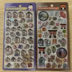 【正規品】ボンボンドロップシール　和柄　相撲　古都めぐり