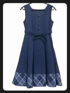 週末セールMezzo-Piano ネイビー ワンピース