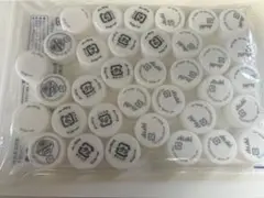 Asahi 白い丸型キャップ 50個セット