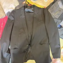 SUITSELECT ブラックフォーマル A8サイズ ウェスト86 スリーピース