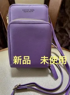 お値下げしました❗️FOREVER YOUNG スマホショルダーバッグ パープル