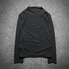 used bumpy lines mock neck topのサムネイル