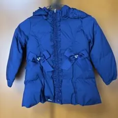 メゾピアノ　ネイビーダウンコート　110サイズ