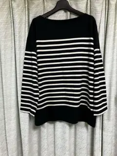 Le minor パネルボーダーカットソー NAVAL ルミノア