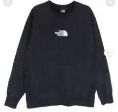 ノースフェイス　スウェット　XL 黒　ロゴ刺繍　THE NORTH FACEのサムネイル