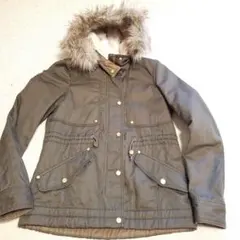 H＆M レディース フード付き モッズコート アウター