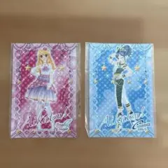 アイカツ！ 星宮いちご 霧矢あおい 엽서 2장 세트