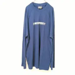 ティートングラビティリサーチ　ネイビー ロゴプリント 長袖インナー　スキースノボ