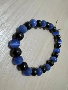 パワーストーン　ブルー　ブラック