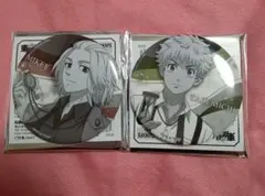 東京リベンジャーズ　ハピネス缶バッジ　佐野万次郎　マイキー　花垣武道