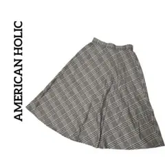 AMERICAN HOLICアメリカンホリック チェック柄フレアスカート