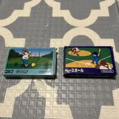 ファミコン　ゴルフ　ベースボール　小箱