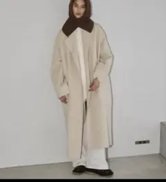 TODAYFUL ベージュ ロングコート　38