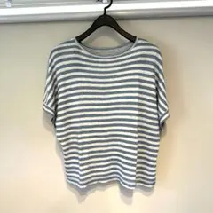 Ron Herman ロンハーマン ボーダー 半袖 Tシャツ ブルーのサムネイル