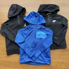 NIKE ジップパーカー　まとめ売り　ブラック　ブルー　110サイズ