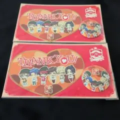 A3!　ダイカットポストカード　缶バッジ