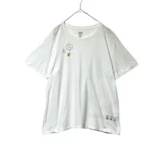 3022☆ユニクロ ユーティー ピーナッツ スヌーピー 半袖 Tシャツ M 白