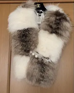 【豪華】【美品】FENDI フェンディ フォックス ファーストール カシミヤ 豪華】【美品】FENDI フェンディ フォックス ファーストール カシミヤ