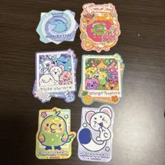 新品★たまごっち ステッカー 4 シール★６枚セット　たまごっちパラダイス