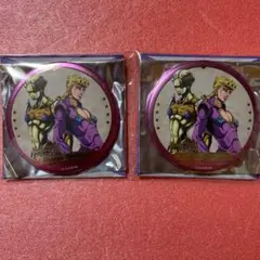 JOJO  アニメ10周年展　ジョルノ　缶バッジ　主人公ver.