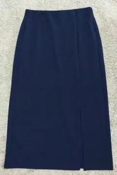 GU カットソーナローミディスカート XLサイズ ネイビー