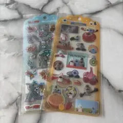 ドロップジェリーシール　トムとジェリー パペットスンスン　シール 2シートセット