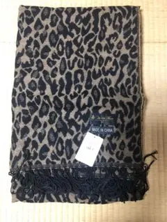 新品　ナノユニバース　レオパード 大判ストール