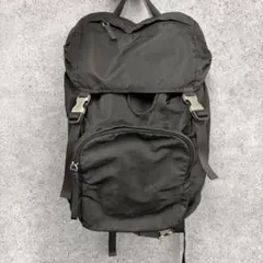 PRADA プラダ ナイロン レザー リュックサック 三角ロゴ黒 V164 - メルカリ