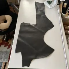 本革 牛革 ブラック レザークラフト ハンドメイド 素材　1