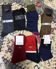 LACOSTE・その他メンズ ソックス 7足セット 25-27cm