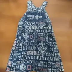 ヒスミニジャンバースカート デニム