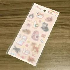 Disney フワフワ ぷっくりシール 猫 キャラクターのサムネイル
