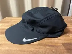 【新品未使用】ナイキ『テイルウインドファーストランニングキャップ』ブラック／ロゴ