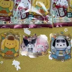 キラぷるステッカー　サンリオ／ポムポムプリン　クロミ＆マイメロ　ポチャッコ