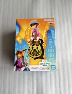 ディズニー　ズートピア2 モニタートップフィギュア　ニック　プライズ　バンダイ