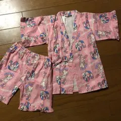ポケモン ニンフィア 甚平 ピンク 120cm 綿100 新品