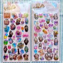 新品　匿名配送　ラブブ　ボンボンシール　2枚セット　LABUBU