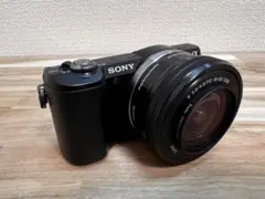 美品 SONY α5000 ミラーレス一眼 ブラック パワーズームレンズ