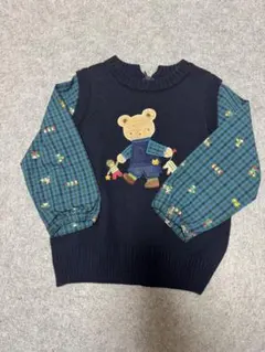 ファミリア XBチェック トップス