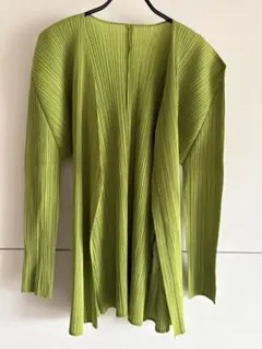 PLEATS PLEASE グリーン カーディガンのサムネイル