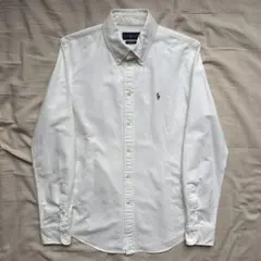 【現行】RALPH LAUREN ホワイト B/D シャツ オックスフォードのサムネイル