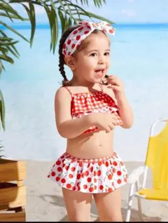 新品！セパレート水着 74-80cm 9-12M